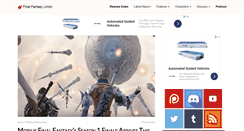 Desktop Screenshot of finalfantasyunion.com