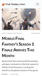 Mobile Screenshot of finalfantasyunion.com